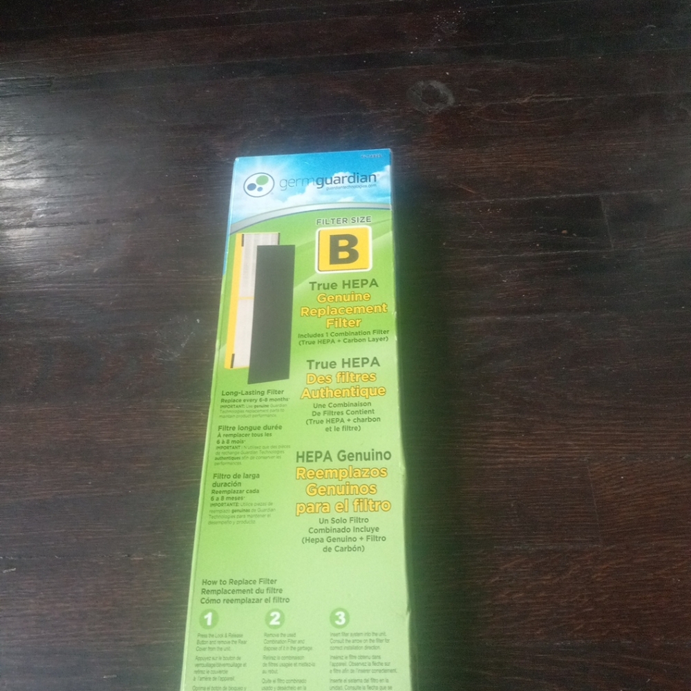 1 Pack - GermGuardian FLT4825 HEPA GENUINE Replacement Filter Size: B